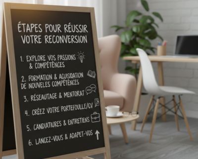 Étapes pour réussir votre reconversion professionnelle